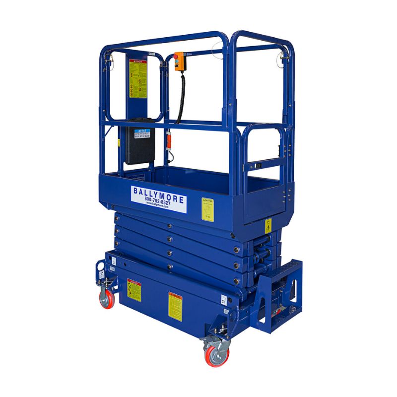 Ballymore MSL-10 Battery-Powered Compact Scissor Lift Work Platform