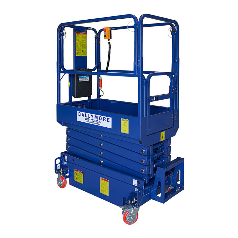 Ballymore MSL-12 Battery-Powered Compact Scissor Lift Work Platform