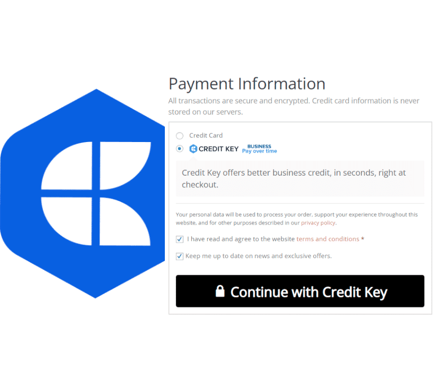 Credit-Key-Payment-With-Material-Handling