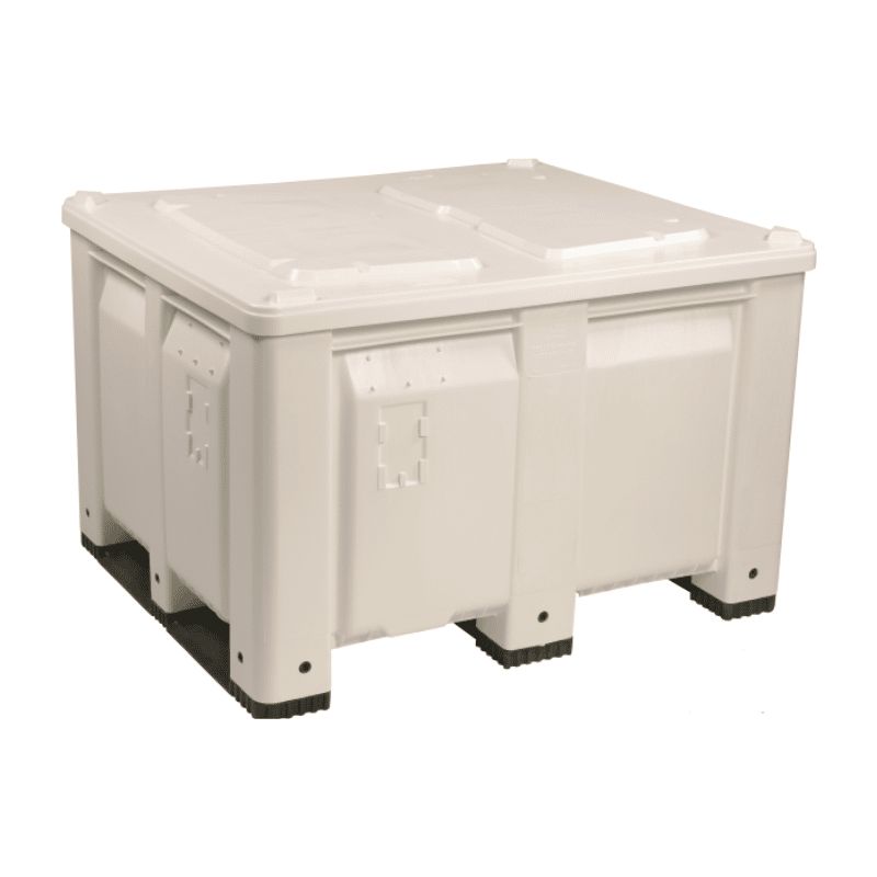 Decade-500200WW-Macx-Solid-Bulk-Container-White-Lid