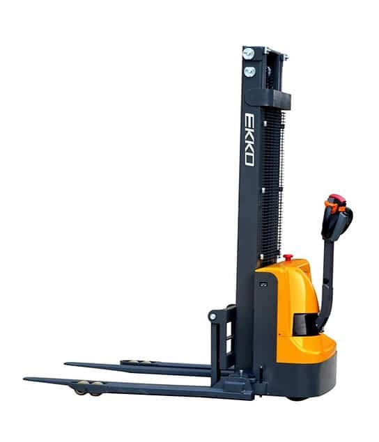 EKKO EB12E-138 Full Powered Straddle Stacker