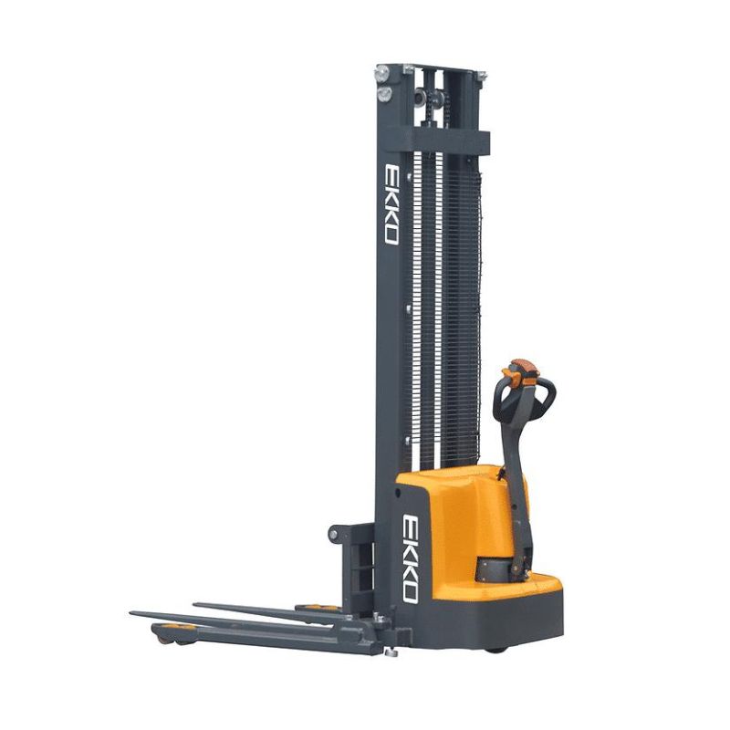 EKKO EB13E-138 Full Powered Straddle Stacker