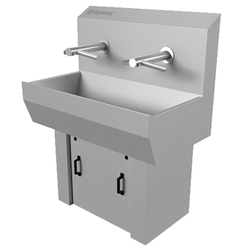 Elpress Wash Basins W Hand Dryers 2 Tap Unit