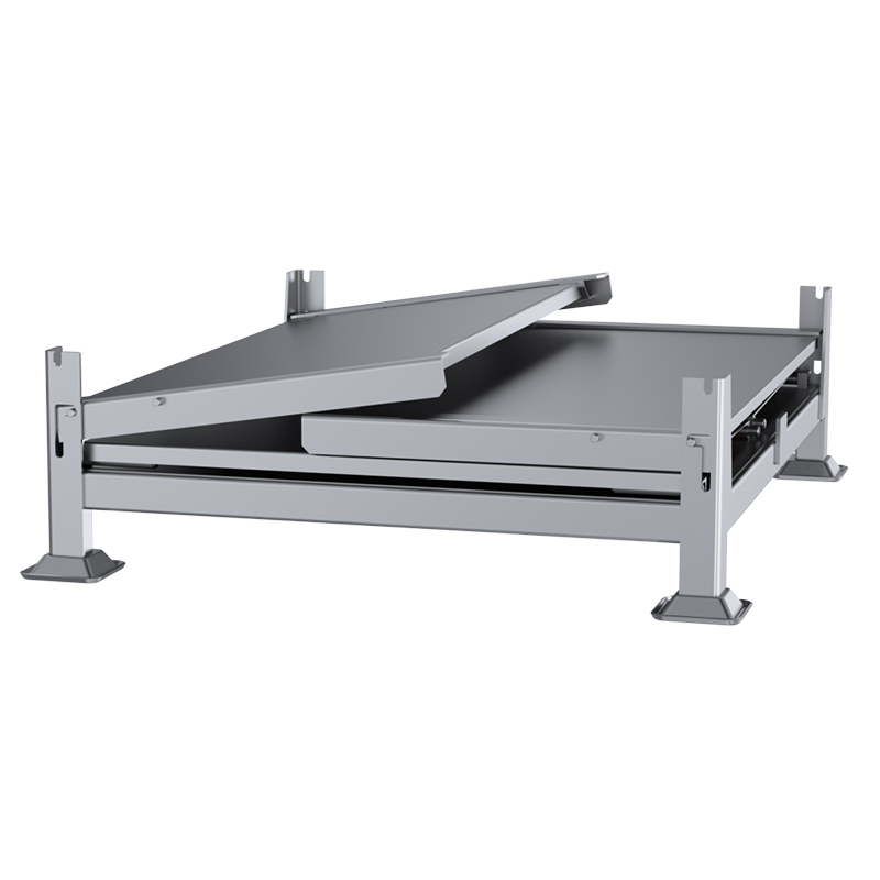 Premier Collapsible Single Solid Wall Container Collapsed