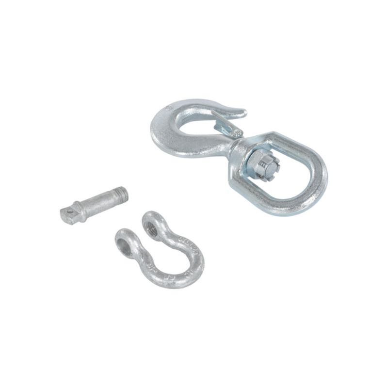 Vestil HOOK-S-4 Steel Swivel Hook with Shackle