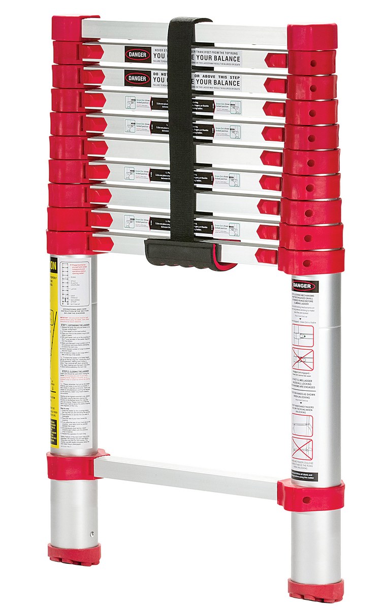 Vestil TLAD-10 Aluminum Telescopic Ladder 1