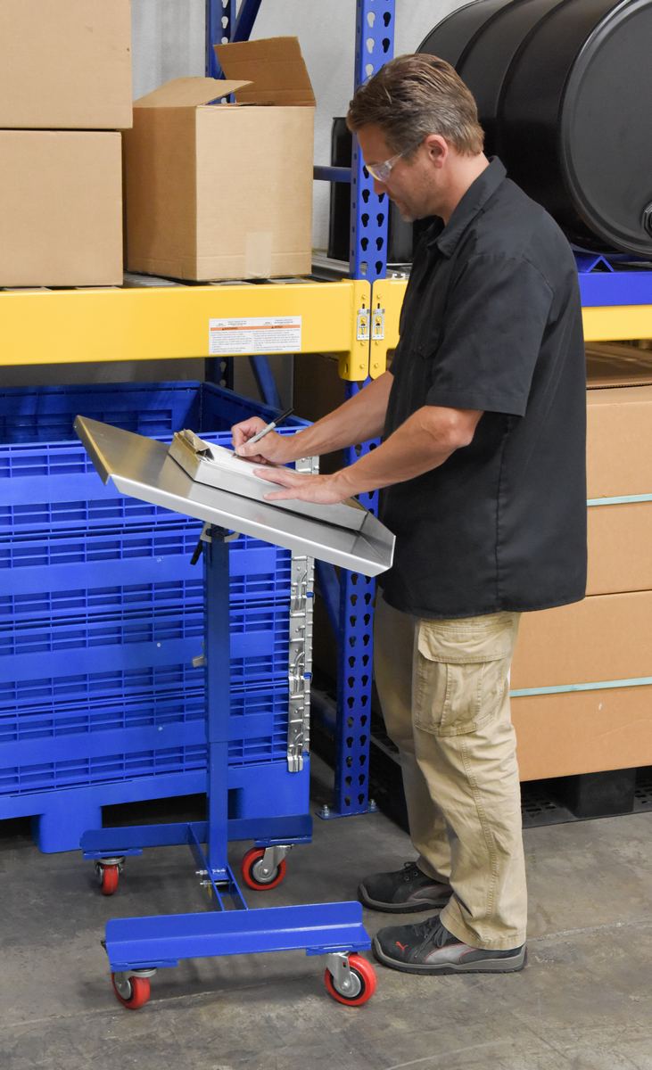 Vestil WT-2221 Steel Mobile Tilting Work Table 4