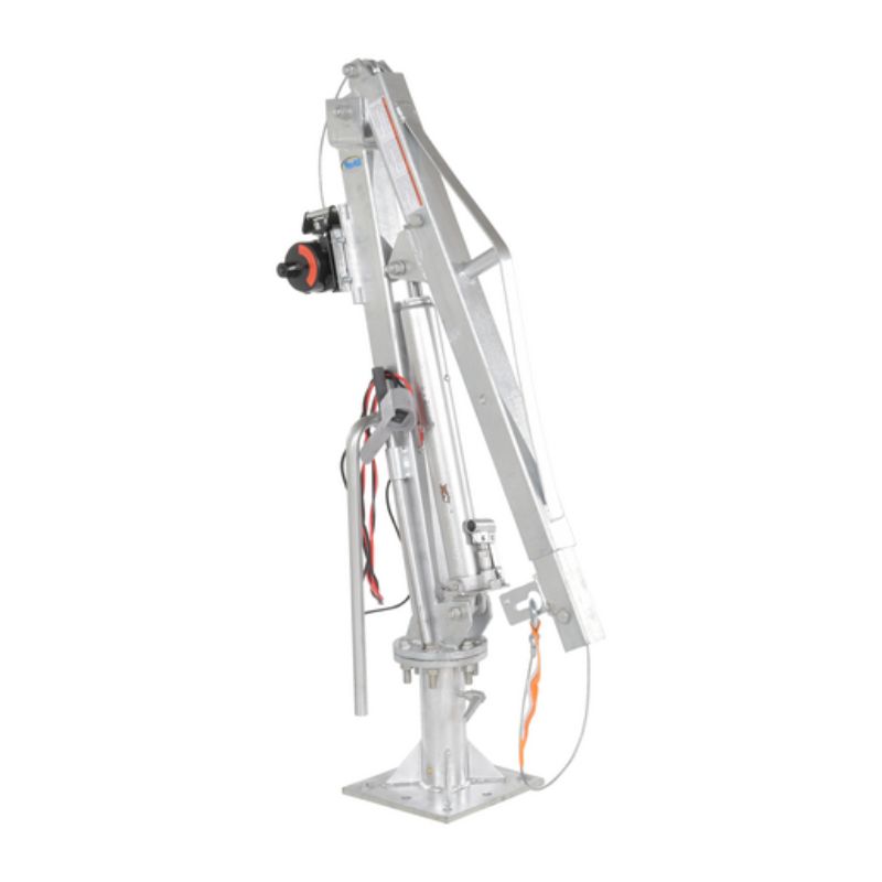 Vestil WTJ-2-G-DC Galvanized Steel DC Powered Winch Truck Jib Crane