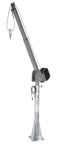 Vestil WTJ-20-3-AC-GAL Galvanized Steel AC Powered Jib Crane 1