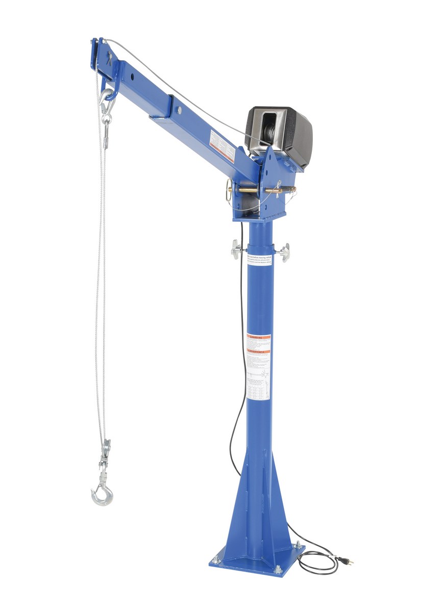 Vestil WTJ-20-3-AC Steel AC Powered Jib Crane 1