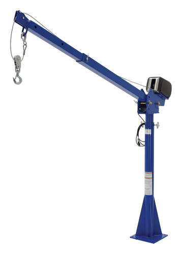 Vestil WTJ-20-4-AC-CSA Steel AC Powered Jib Crane CSA Compliant 1