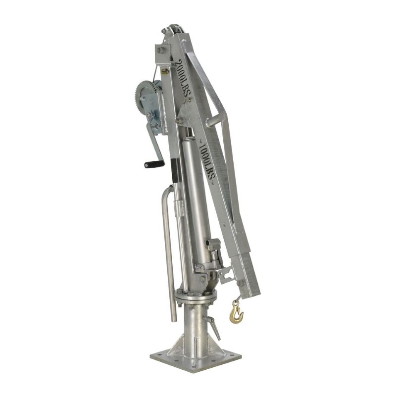 Vestil WTJ-4-G Galvanized Steel Winch Truck Jib Crane