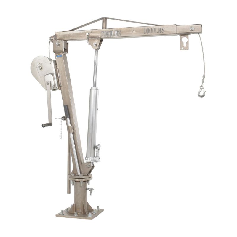 Vestil WTJ-4-SS Stainless Steel Winch Truck Jib Crane