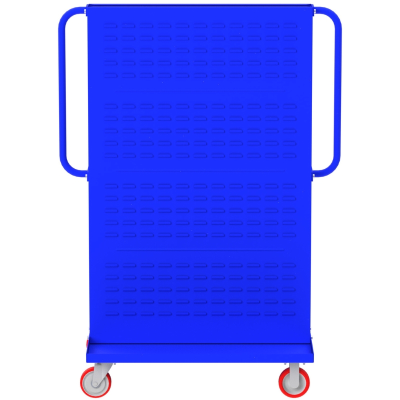 Valley Craft Blue A-Frame Bin Cart 48”x30”x62” 1,000 lbs. Side