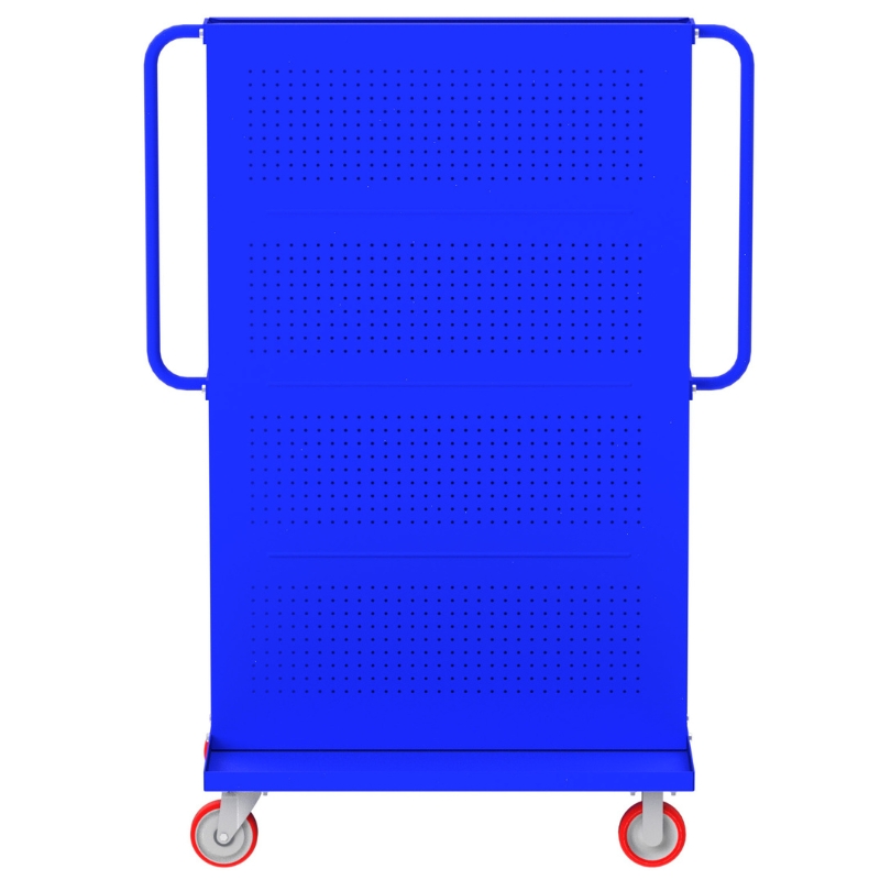 Valley Craft Blue A-Frame Tool Cart 48”x30”x62” Side 1,000 lbs.