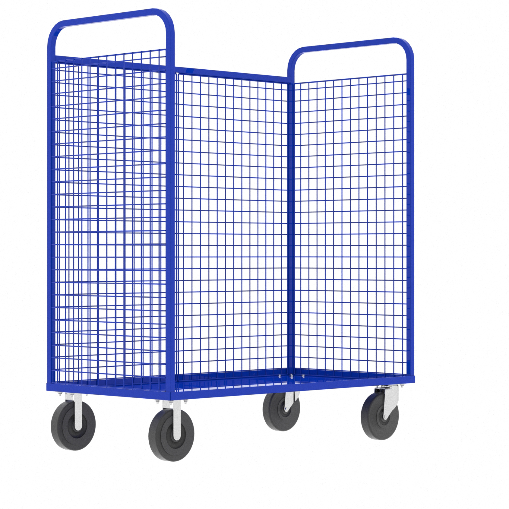 Valley Craft Blue Cage Cart 57x30x68 1,600 lbs.
