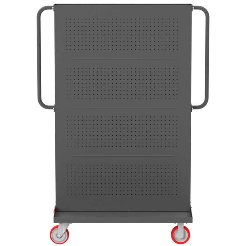 Valley Craft Gray A-Frame Tool Cart 36”x30”x62” 1,000 lbs. Side