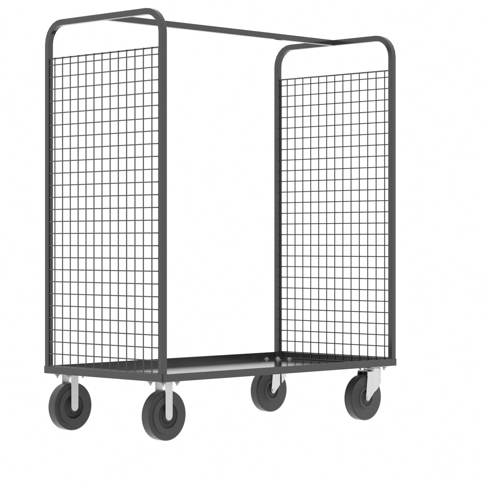 Valley Craft Gray Cage Cart 2-Sided 57x30x68 1,600 lbs.
