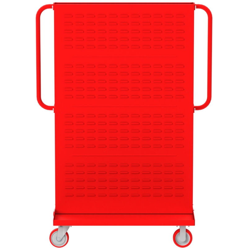 Valley Craft Red A-Frame Bin Cart 36”x30”x62” 1,000 lbs. Side