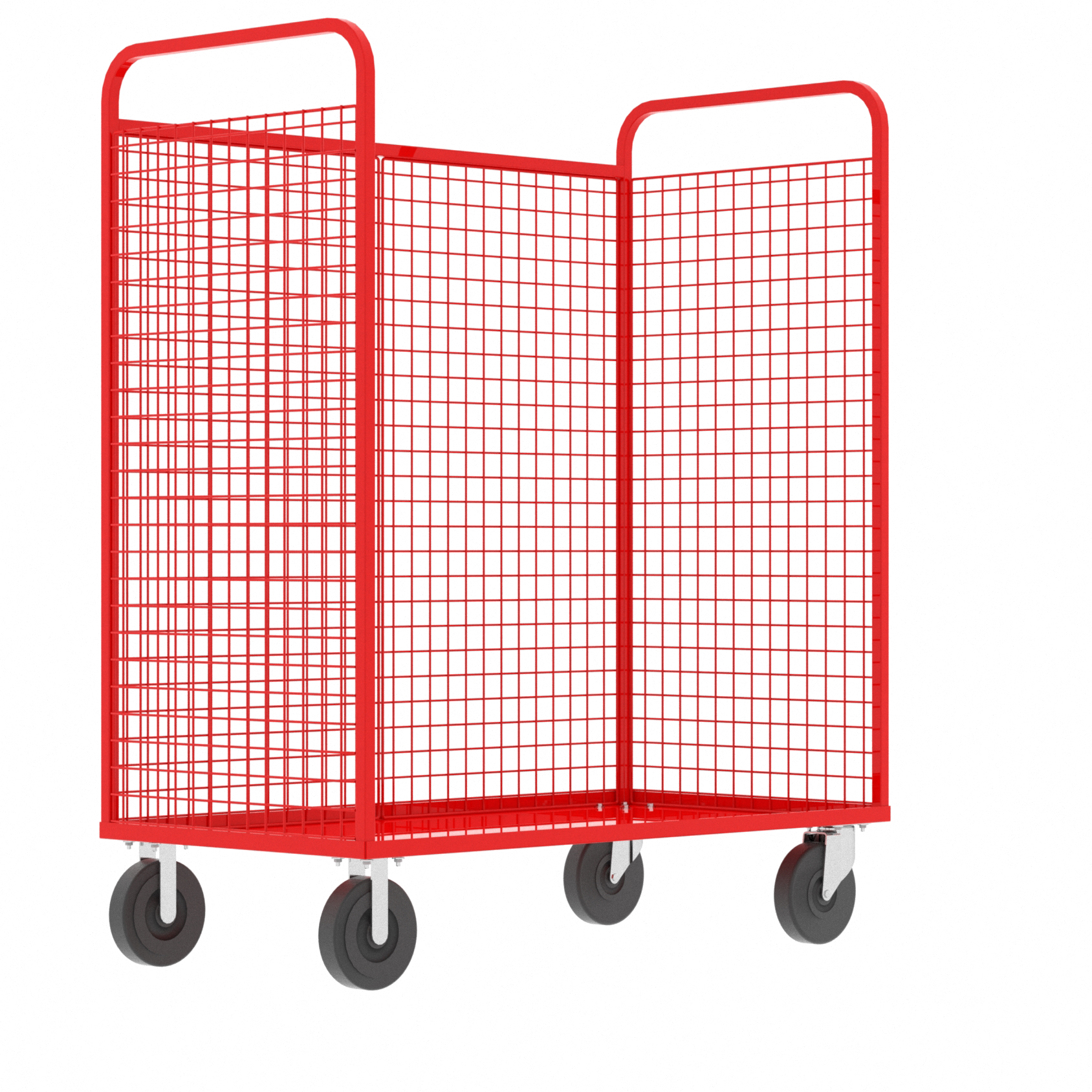 Valley Craft Red Cage Cart 57x30x68 1,600 lbs.