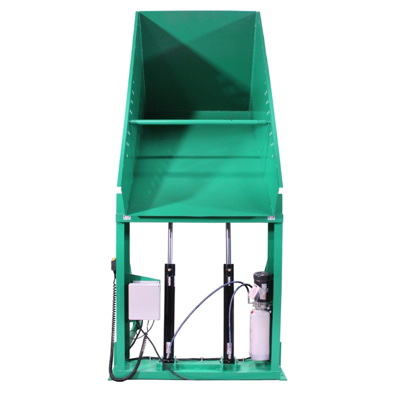 Box Dumper F80181A1, 2,000 lb. Capacity Front View