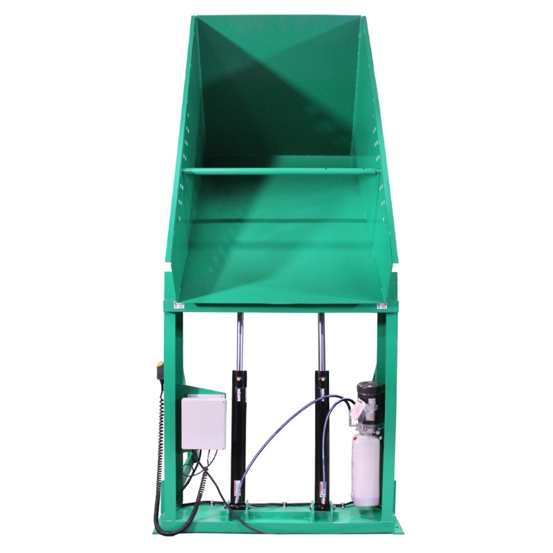 Box Dumper F80183A3, 4,000 lb. Capacity Front View