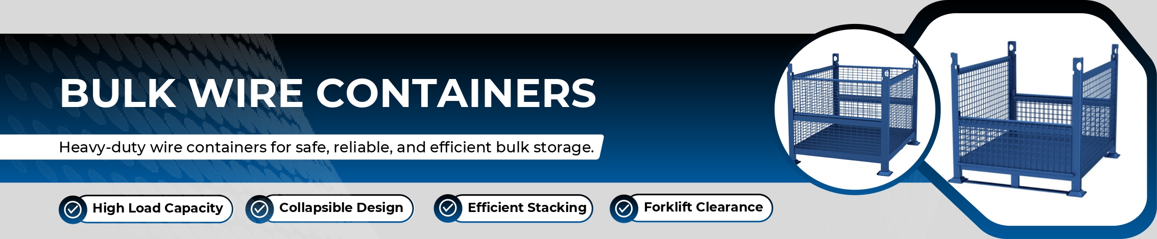 Bulk Wire Containers Banner