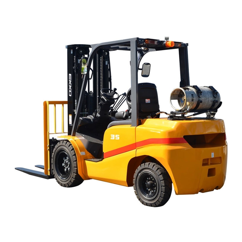 Forklift With Solid Pneumatic Tires EK35TLP, 7,000 lbs. Capacity
