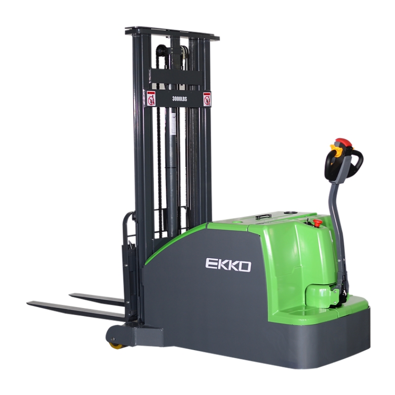 Lithium Counterbalanced Stacker EK14C-130LI, 3,000 lbs. Capacity