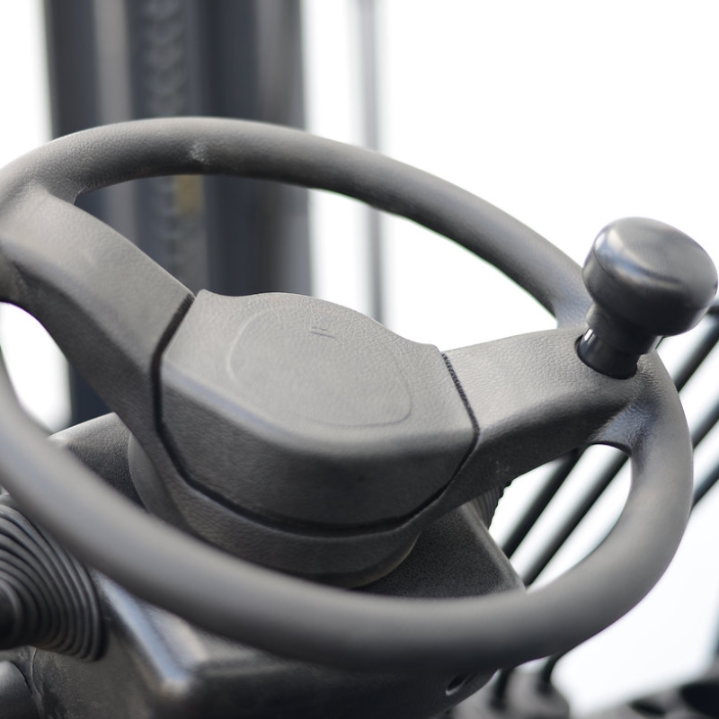 Lithium Powered Forklift EK25GT-Li, 5,000 lbs. Capacity Steering Wheel