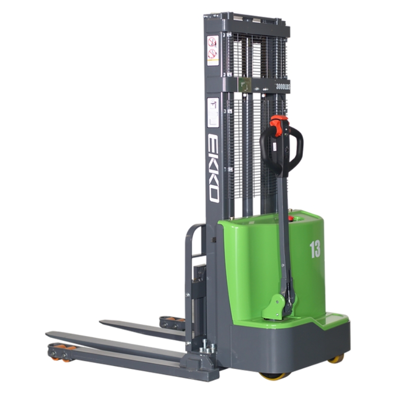 Lithium Straddle Stacker EB13C-145LI, 2,800 lbs. Capacity