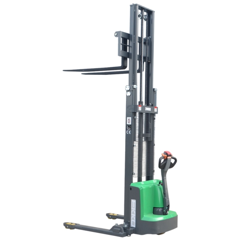 Lithium Straddle Stacker EB13ES-LI, 2,800 lbs. Capacity Extended
