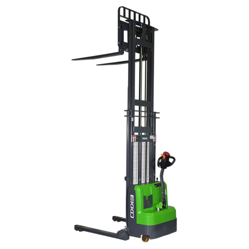Lithium Straddle Stacker EB14C-138LI, 3,000 lb. Capacity Extended
