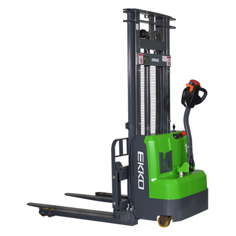 Lithium Straddle Stacker EB14CS-138LI, 3,000 lbs. Capacity