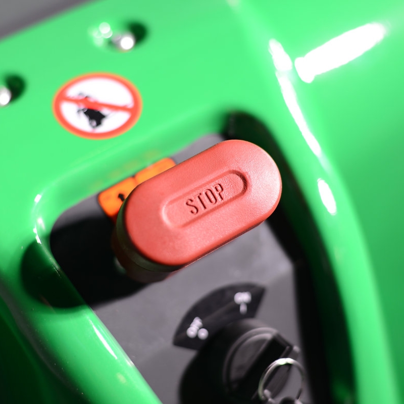 Electric Pallet Jack EP25E-LI, 5,500 lbs. Capacity Stop Button