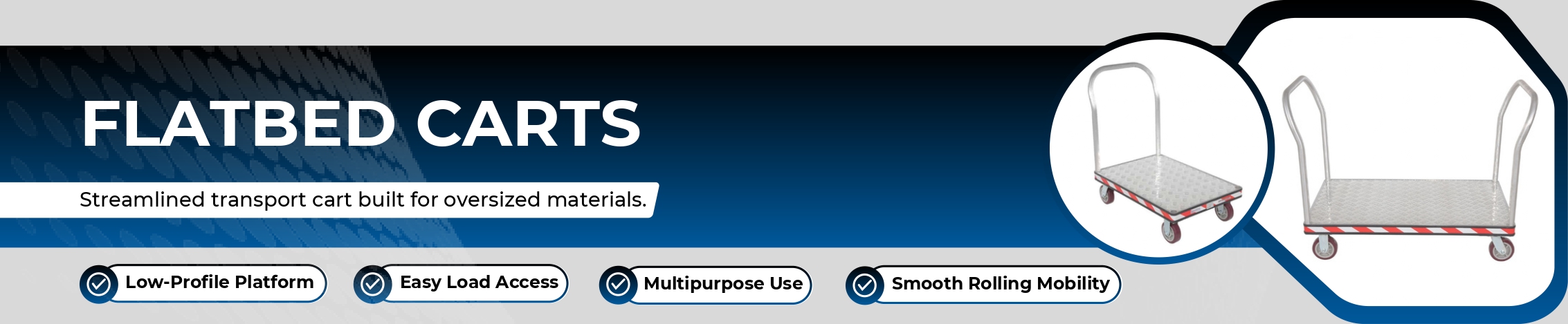 Flatbed Carts Banner