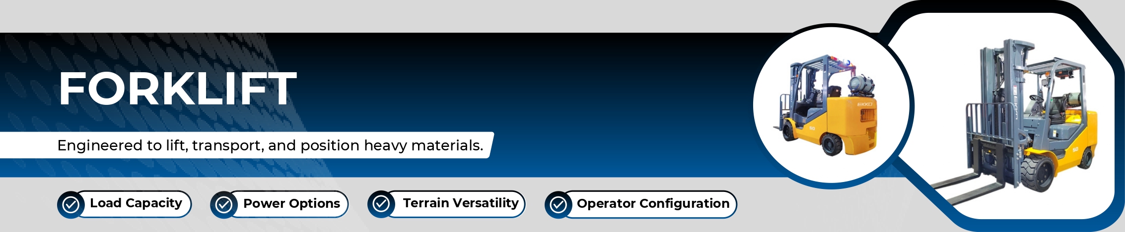 Forklift Banner