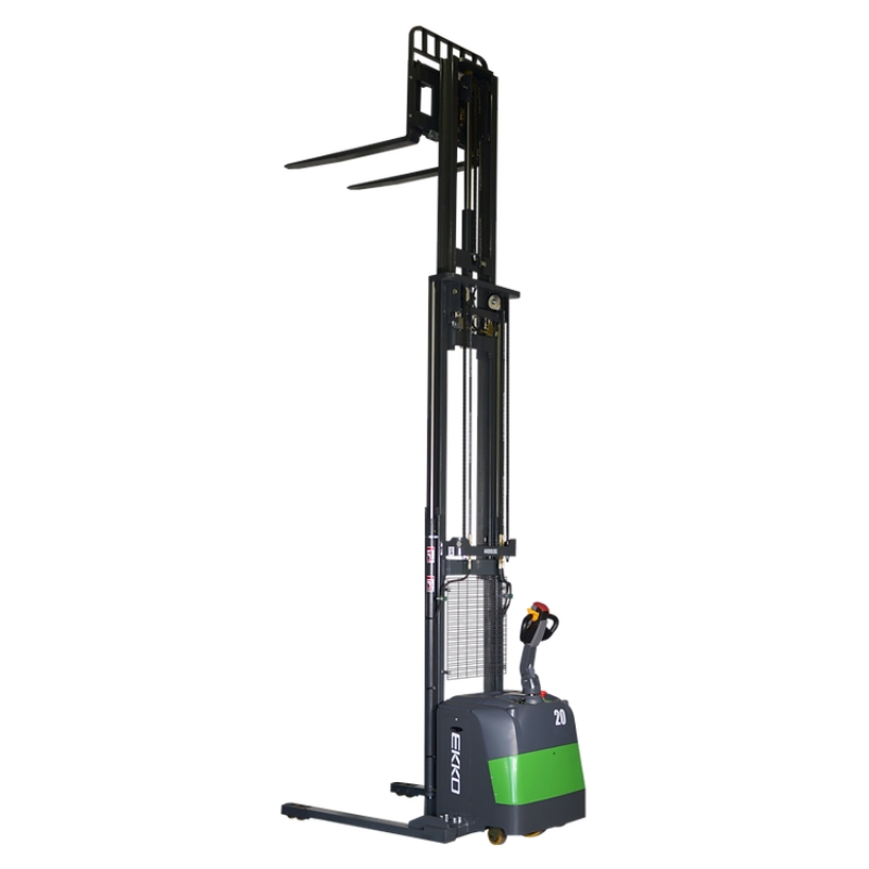 Full Powered Straddle Stacker EB20CS-189LI, 4,400 lbs. Capacity Extended