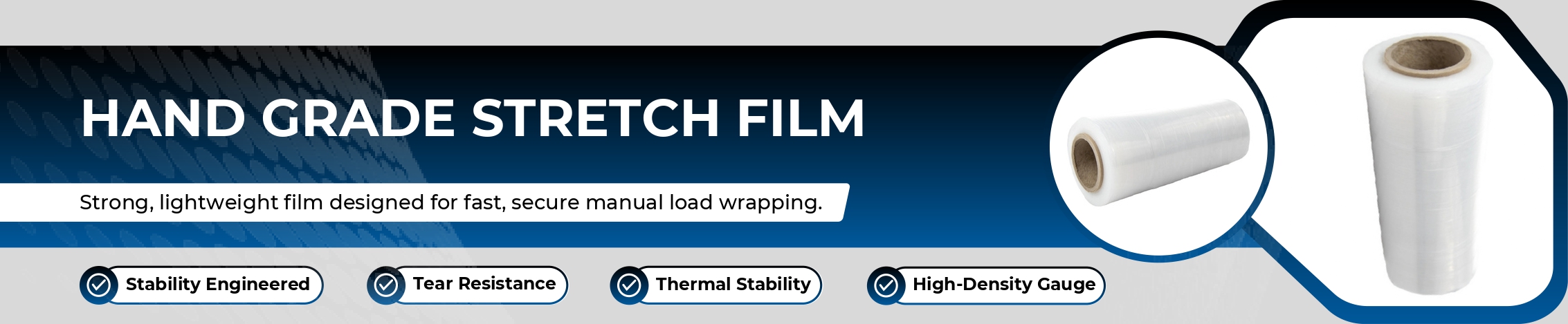 Hand Grade Stretch Film Banner