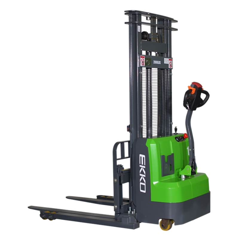Lithium Straddle Stacker EB14CS-145LI, 3,000 lbs. Capacity
