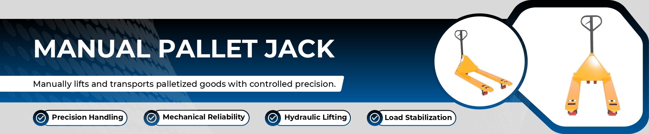 Manual Pallet Jack Banner