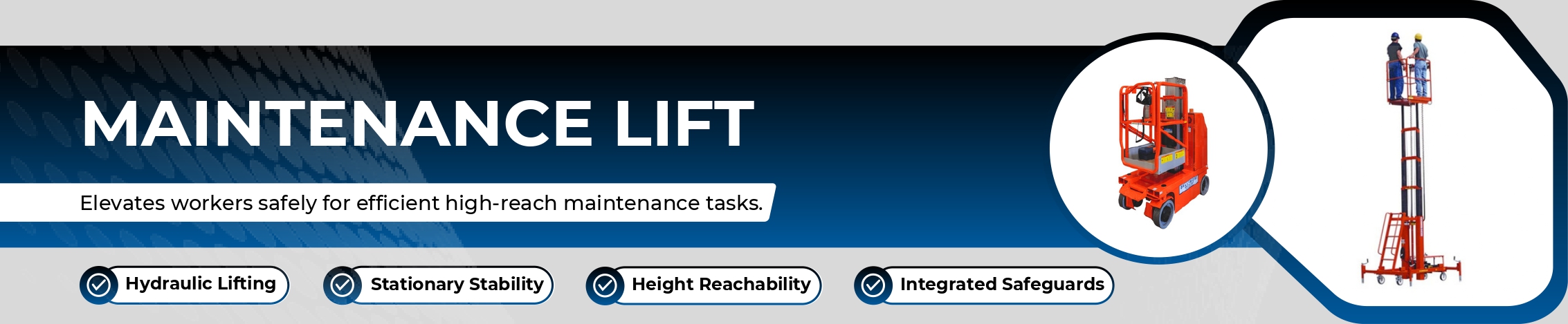 Maintenance Lift Banner