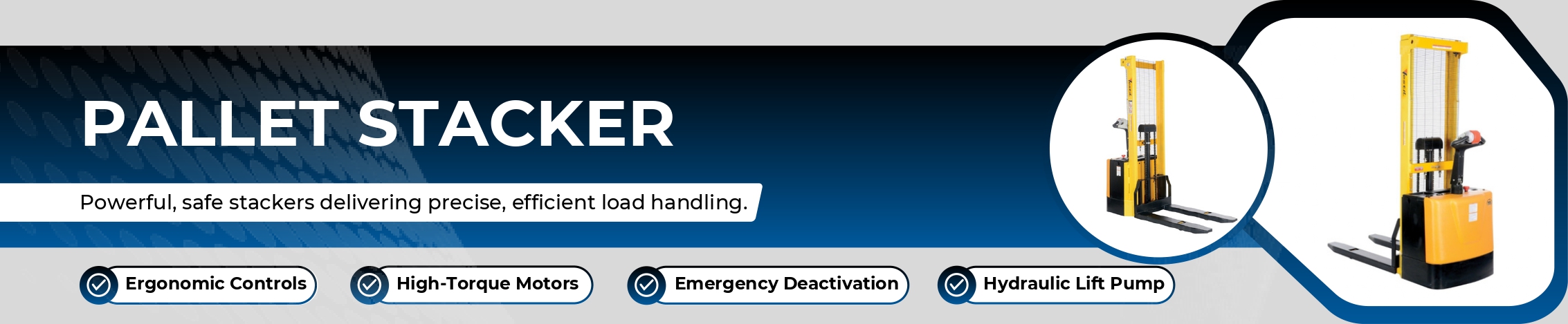 Pallet Stacker Banner