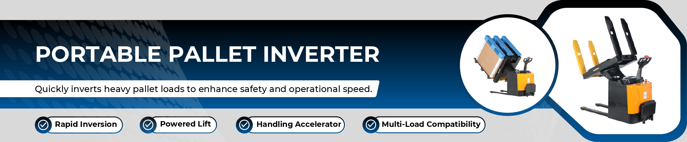 Portable Pallet Inverter Banner
