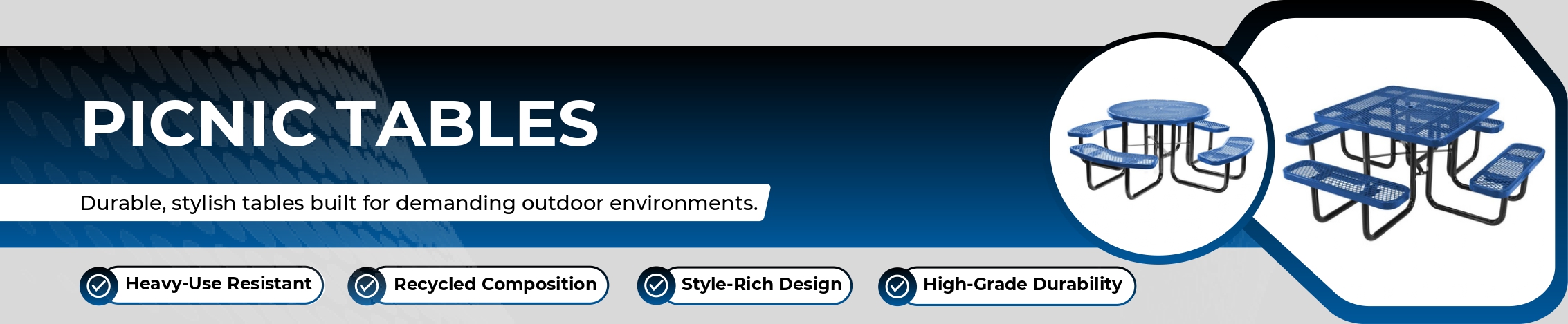 Picnic Tables Banner