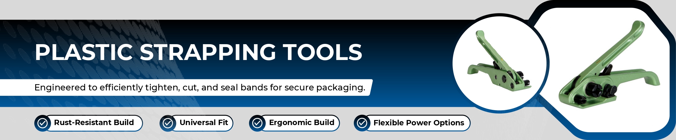 Plastic Strapping Tools Banner