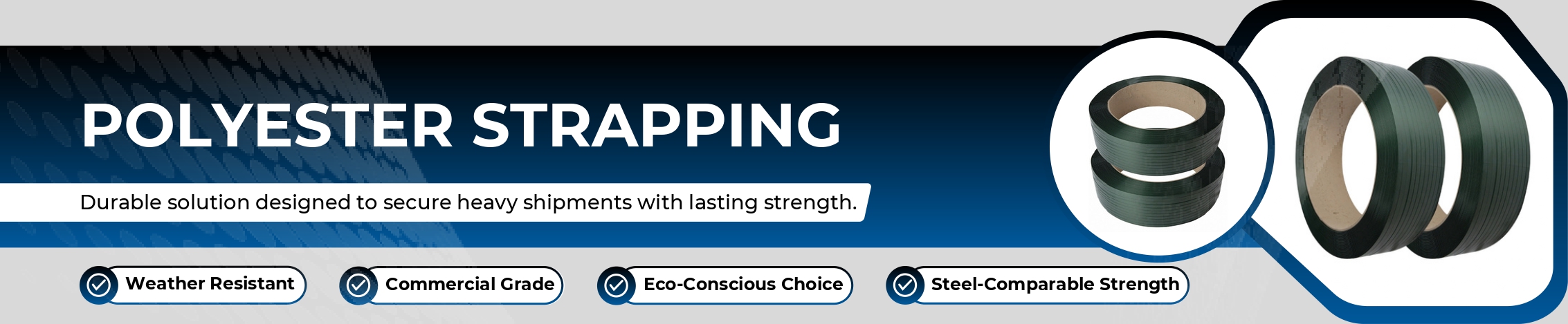 Polyester Strapping Banner