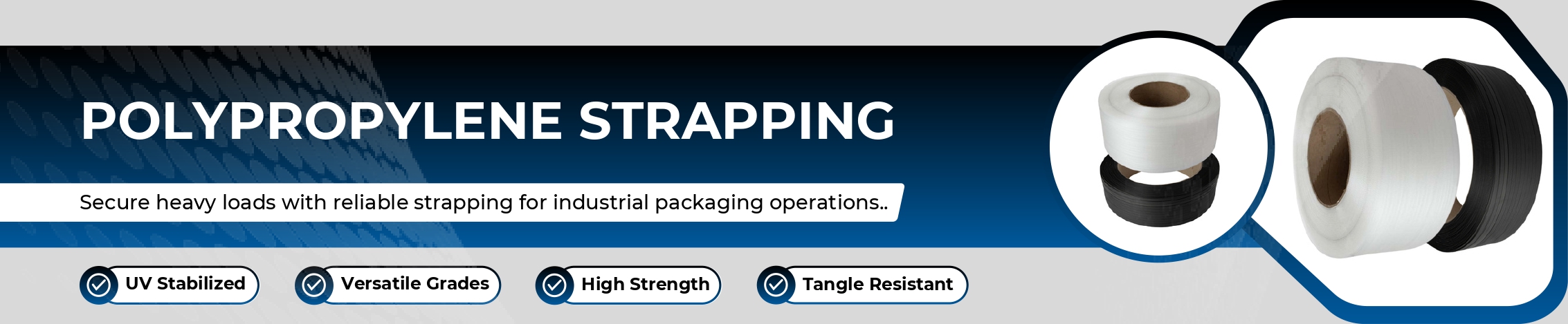 Polypropylene Strapping Banner