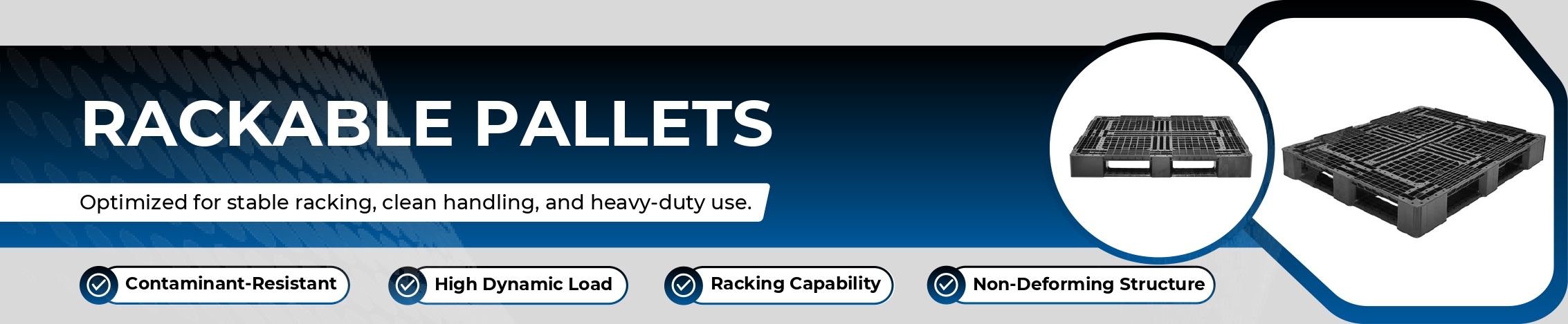Rackable Pallets Banner