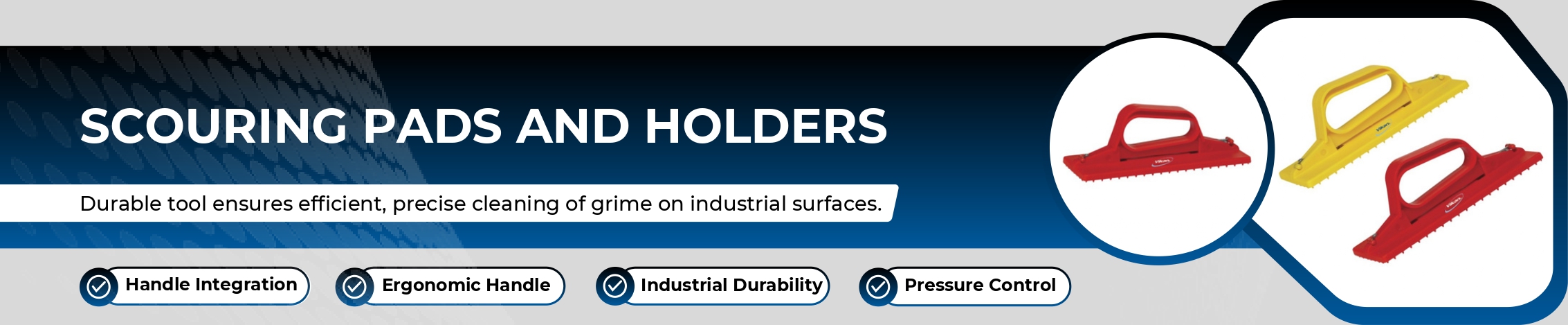 Scouring Pads and Holders Banner